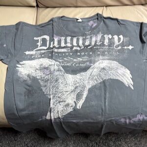Graphic Tee with Eagle Design
